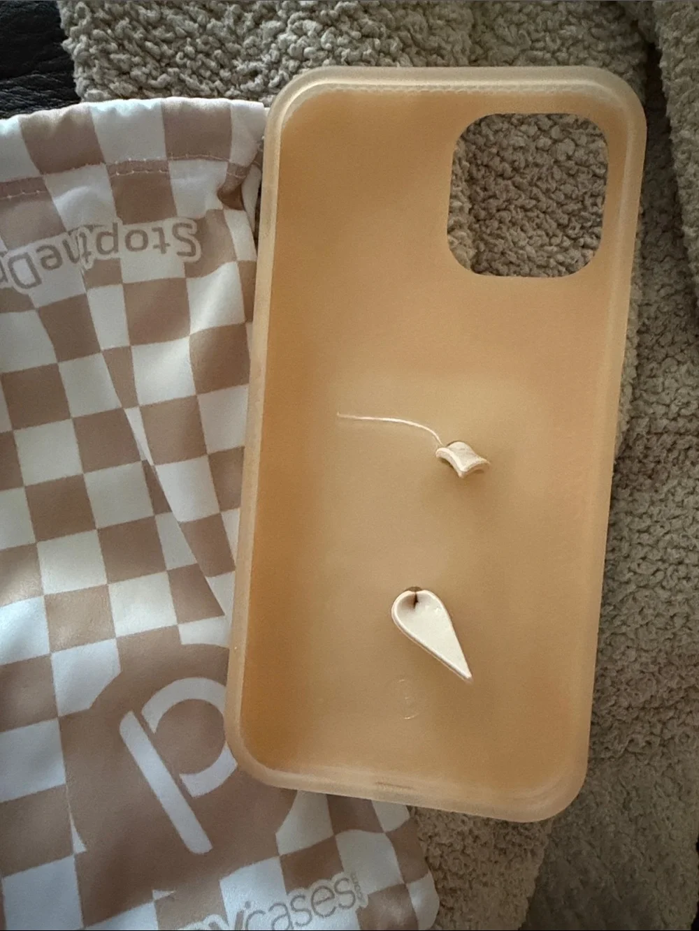 loopy Checkered iPhone 12 Case with Grip